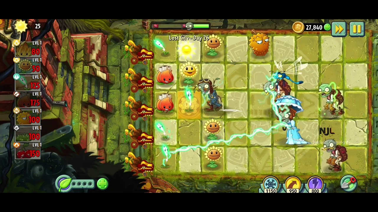 Lost City Day 26 II Plants VS Zombies 2 - YouTube