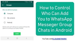 How to Stop People/ User From Adding You to WhatsApp Groups Chat on Android screenshot 5