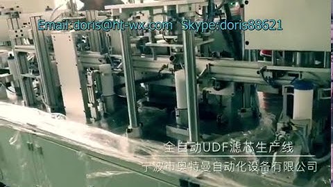 Automatically UDF carbon filter system/gac filter housing Making Process