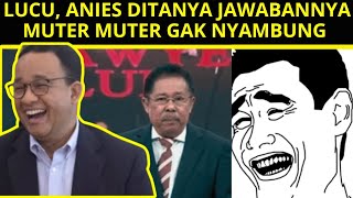 LUCU ! DITANYA KARNI ILYAS, JAWABAN ANIES TIDAK NYAMBUNG