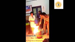 #Cooking Gas fire extinguishing #Fire Exinguishing with bucket#POWERCOM SOLAR  #echnology for life