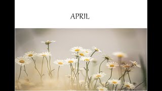 April born people  flowers are Daisies and sweet pea.