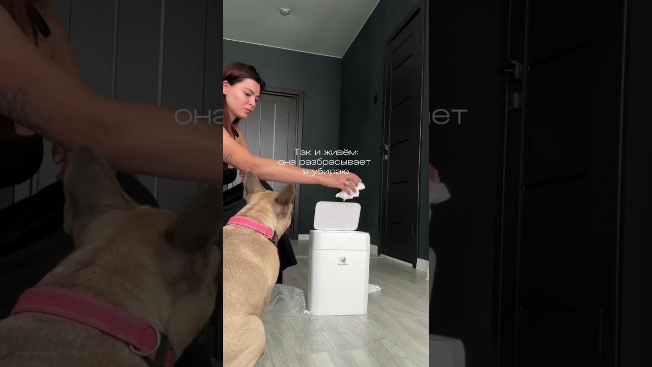 Мусорное ведро модель с сенсорной крышкой🤍WB: WW131857               Озон : 1639546095