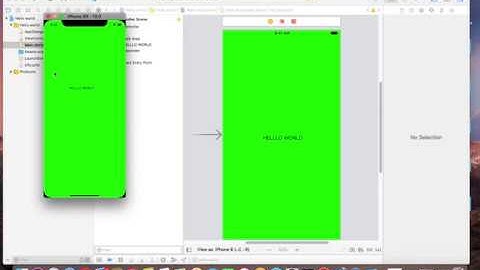 CREATE YOUR FIRST IOS HELLO WORLD APP