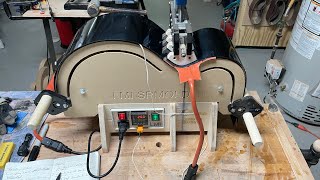 Bending Walnut Acoustic Guitar Sides using the LMI Side Bender