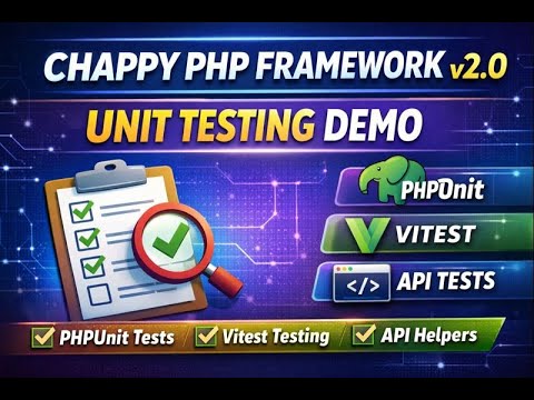 Chappy PHP Framework 2.0 – Unit Testing with PHPUnit, Vitest & API ...