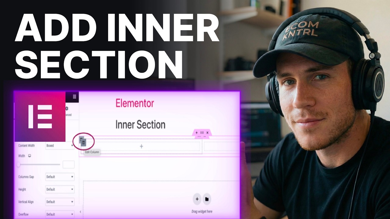 How To Add Inner Section In Elementor (2026) | Elementor Editor - YouTube