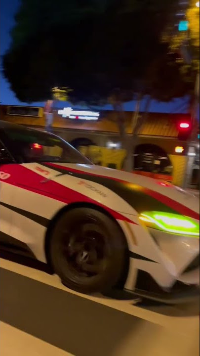 Street Driven A90 Toyota GR SUPRA 😍❤️ Garrett Turbo