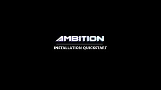 Sound Yeti - Ambition - Installation Quickstart - Tutorial