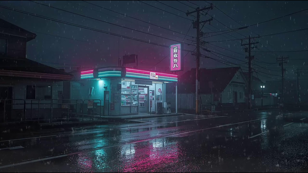 Tokyo Neon Rain 🌧️ Lofi Beats for Midnight Relaxing 🎧