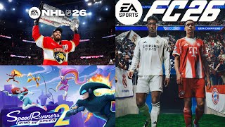 NHL 26, EA Sports FC 26, SpeedRunners 2 Open Playtest | XT Gameplay