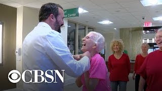 Doctor dances with 91-year-old patient to celebrate surgery success