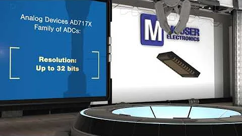 Analog Devices AD717x Low-Power Sigma-Delta ADCs - New Product Brief | Mouser Electronics