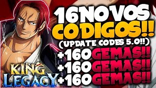 LANÇOU!! 18 NOVOS *EXCLUSIVOS* CODES SECRETOS no KING LEGACY