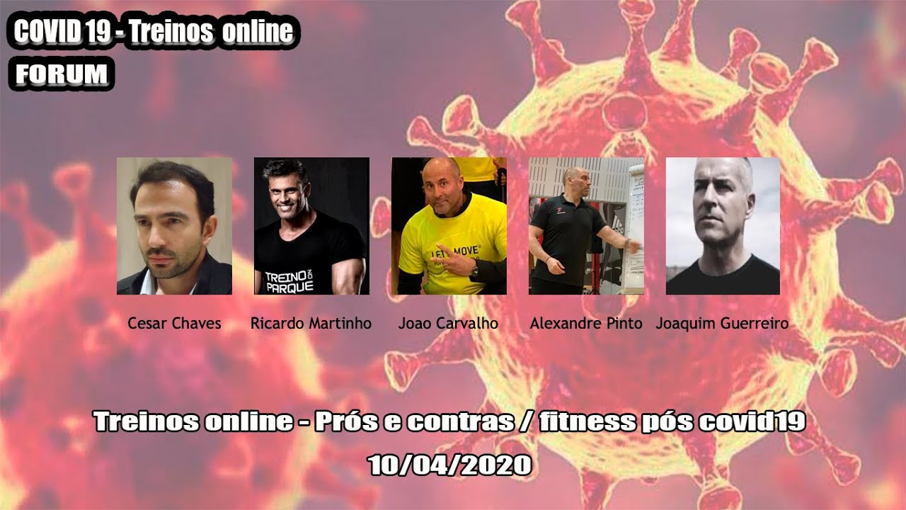 Forum treinos online / fitness pos covid19