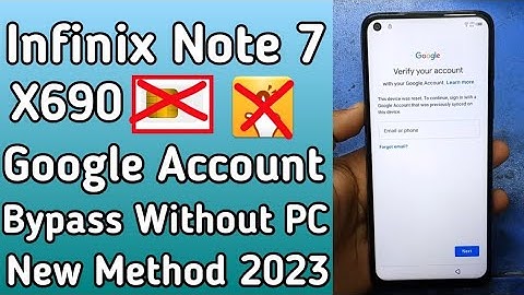 🔓infinix Note 7 X690 Frp Bypass Without PC New Method 2023💯|Muhammad Mubeen