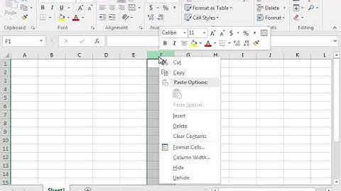 How to select Column, Row and Cells in MS Excel explain in Khmer