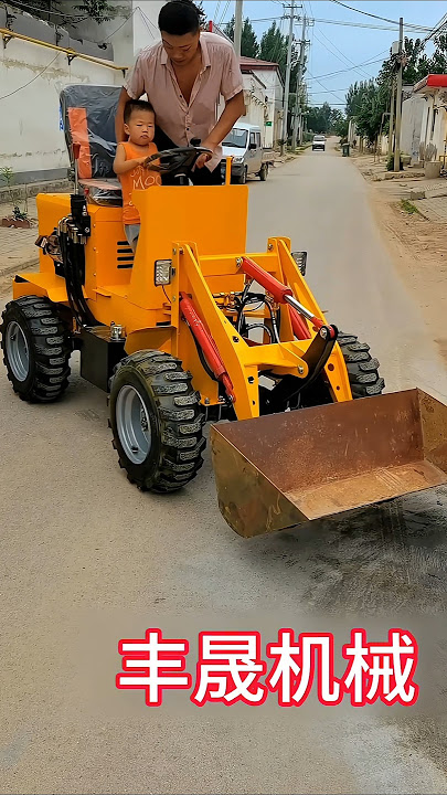 Agricultural household small loader factory direct sale. #Loader #SmallLoader #Forklift