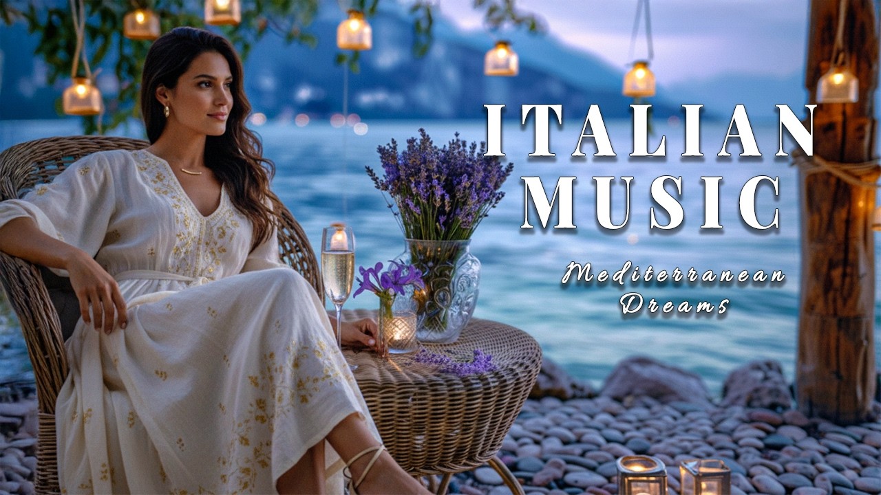 🎶 Italian Vibes & Mediterranean Music 🎶 2+ Hours Scenic Amalfi Coast & Lake Como Relaxation 4K