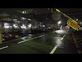 【4K】Rainy walk in evening Shibamata