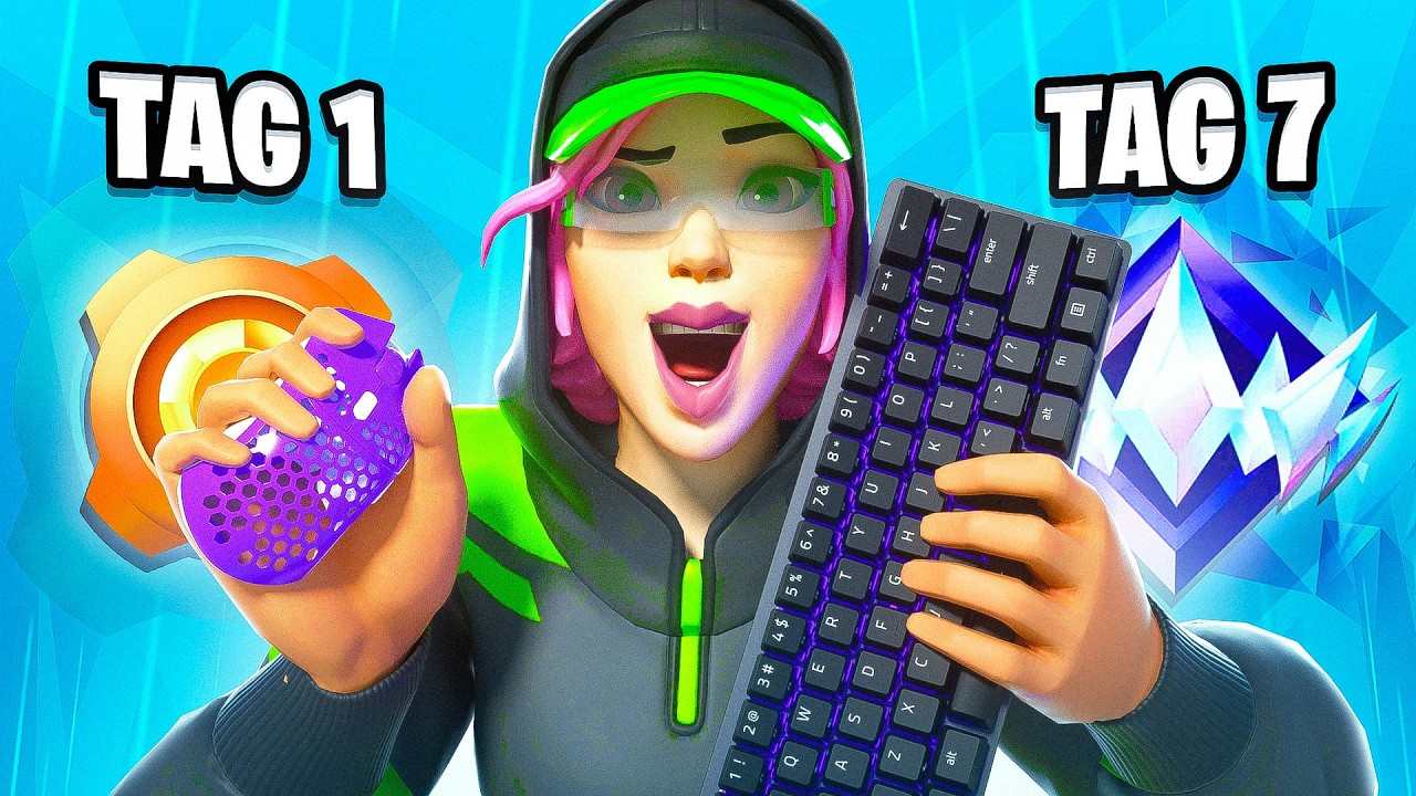 7 TAGE MAUS & TASTATUR ENTWICKLUNG in FORTNITE! ⌨️