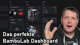 BambuLab X1C HomeAssistant Dashboard!