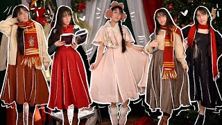 Bookish Holiday Outfits with Son de Flor @moth.faerie