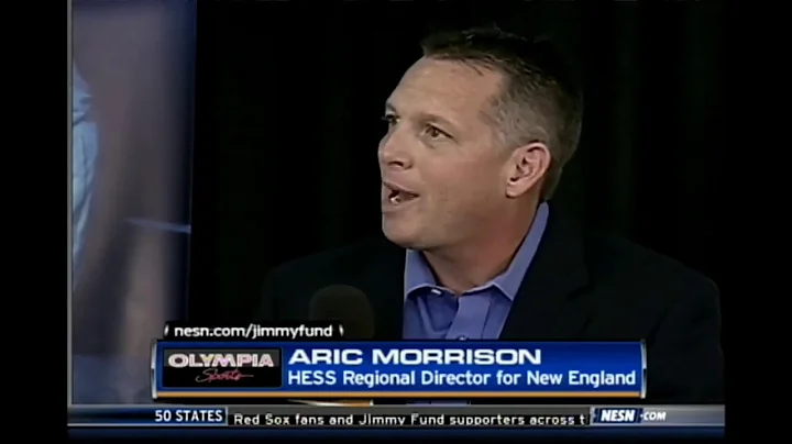 Aric H. Morrison speaking for charity.