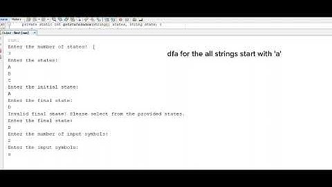 Theory of Automata Project