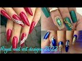 Amazing nails art 😱Royal style nails art designs 💅 nails art 2022