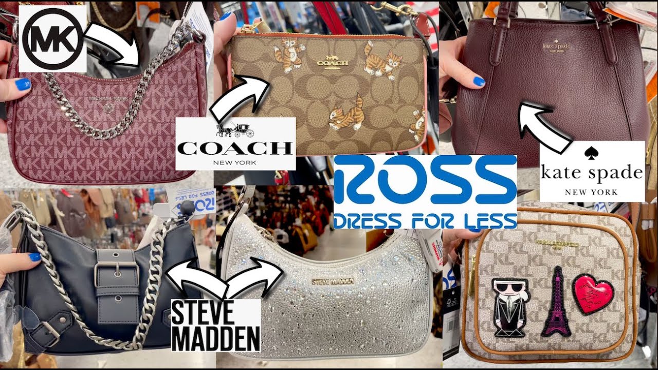ROSS DRESS FOR LESS SHOP WITH ME 2023, DESIGNER HANDBAGS, NEW PURSE FINDS,  PURSE SHOPPING, NEW ITEMS - YouTube