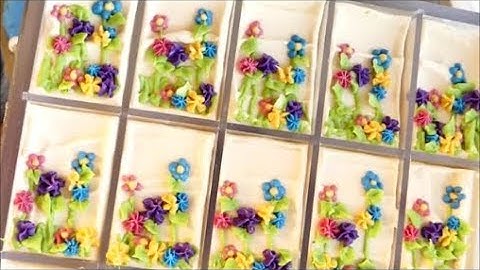 Making and Unmolding Spring Fling Cold Process Soap