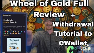 Wheel of Gold Review + Crypto Withdrawal to CWallet