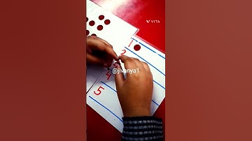 Fine Motor activity| Teaching maths using Bindi #shorts