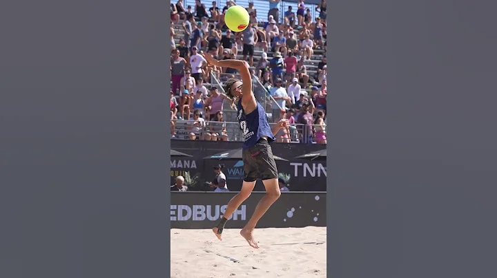 When tennis meets beach volleyball... #shorts