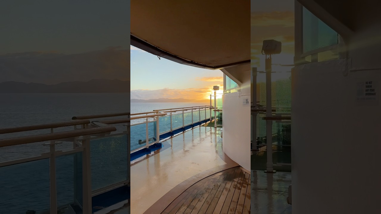 Never miss a sunrise ✨ #cruiseship