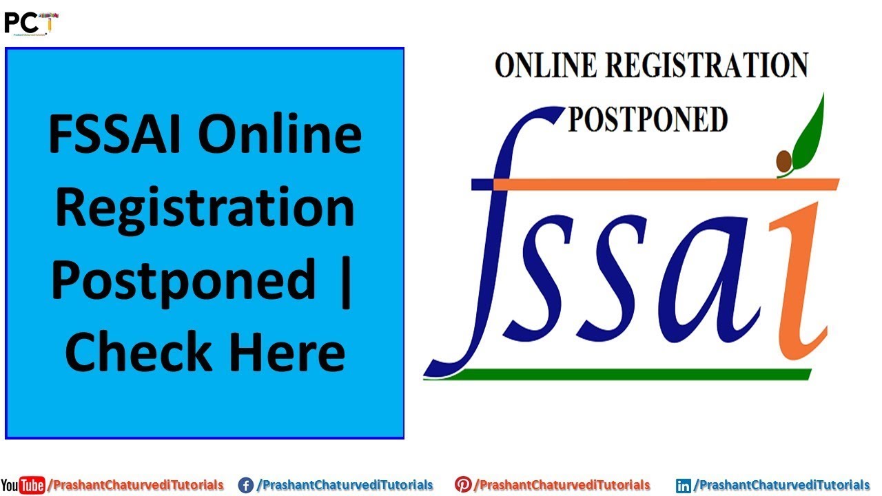 FSSAI Online Registration Postponed: Check Official Notice Here ||