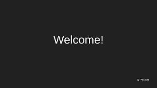 1. Welcome | Introduction to Data Science