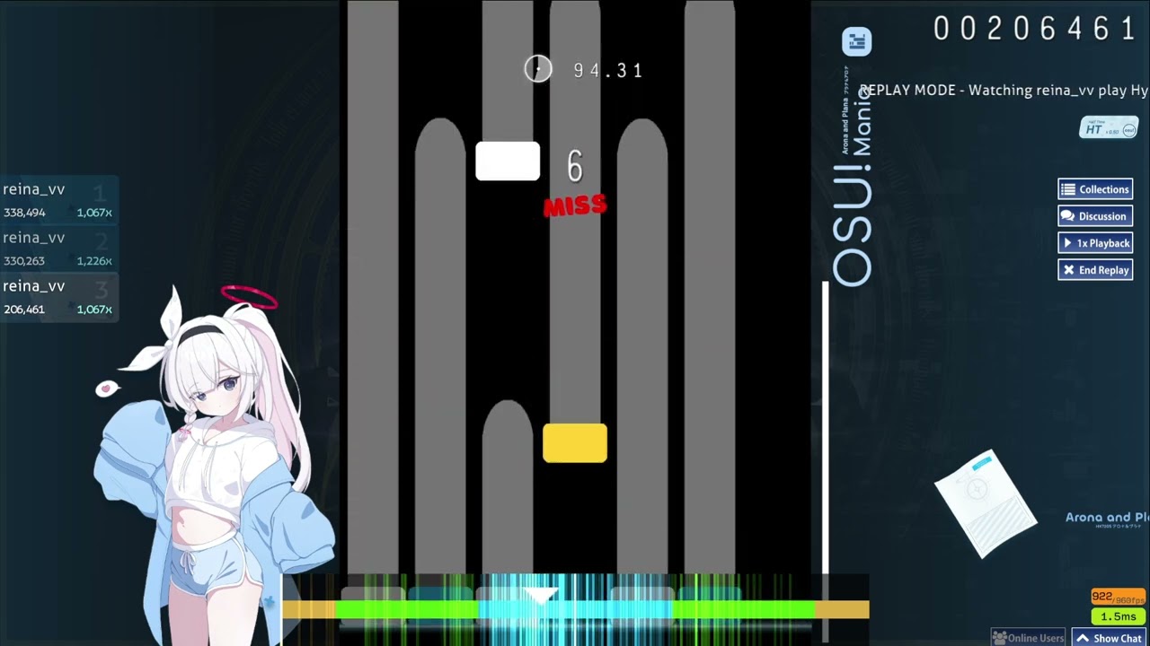 【osu!mania】HyuN feat. Sennzai - Duplicity Shade[Metamorphosis] HT 91.06%