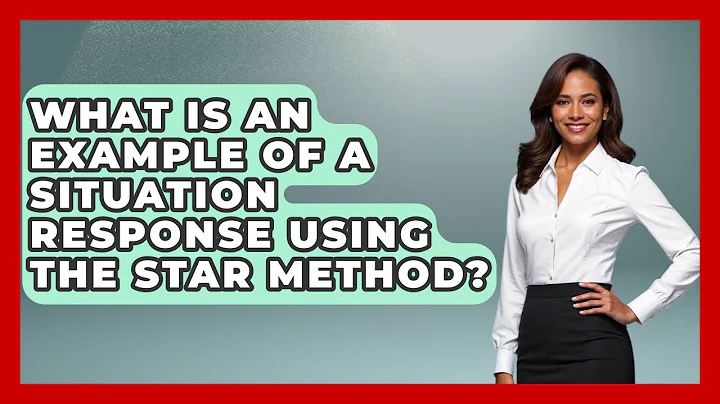 What Is An Example Of A Situation Response Using The STAR Method? - Law School Prep Hub