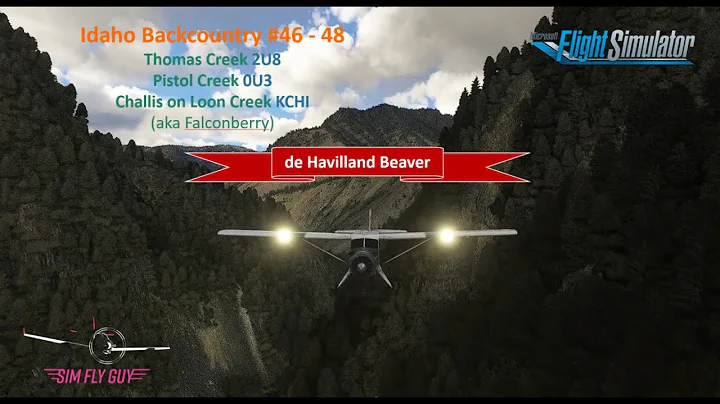 MSFS 2020 Flying Idaho Backcountry - 46 Thomas Cre...