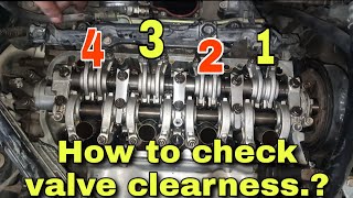 How to chack Honda Civic valve clearness | @Thecardoctorpakistan