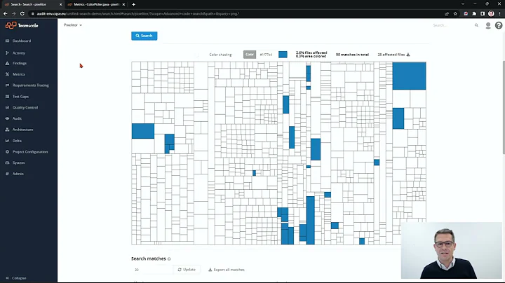 Teamscale's Advanced Code Search for Developers and Architects