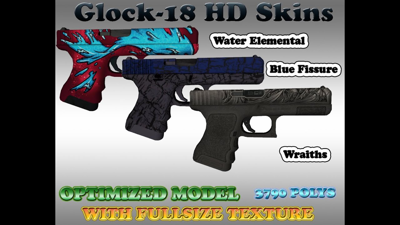 CS:GO Glock 18 HD skins for Counter-strike 1.6 - YouTube