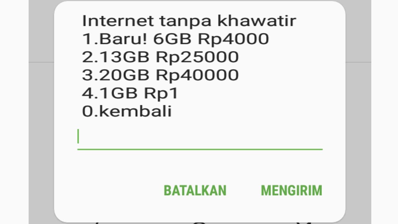 Dial paket internet murah 2020 - YouTube