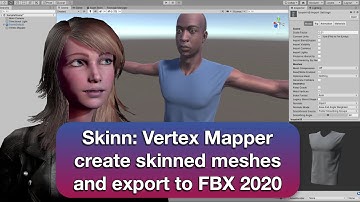Skinn: Vertex Mapper – Conforming Clothes (skinned meshes), and Export to FBX 2020