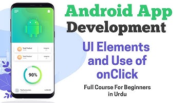 UI Elements and Use of onClick | Android Full Course for Beginners in Urdu/Hindi Tutorial 4