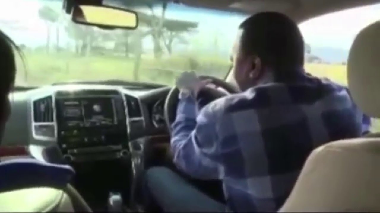 Image result for President Uhuru Kenyatta driving himself\