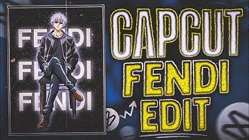 Trending FENDI Edit In Capcut Tutorial || DarkJen