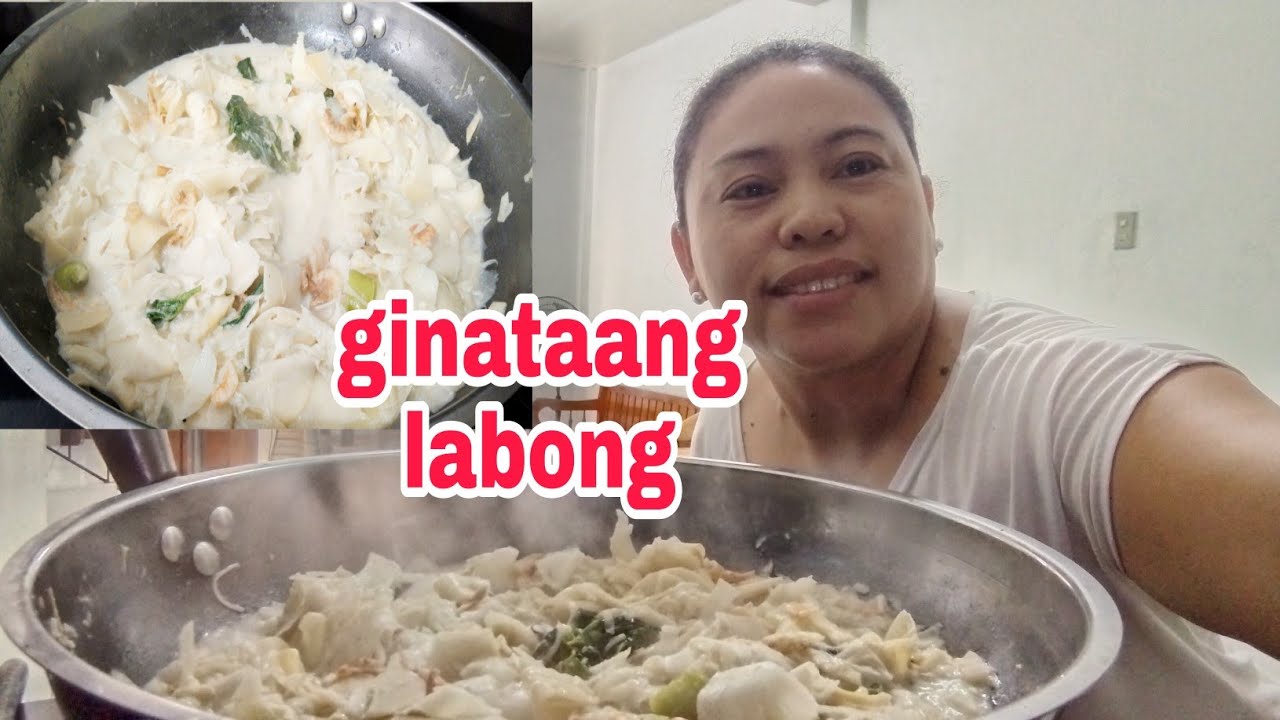 Ginataang labong [ BamBo SHOOT with creamy coconut and saluyot] - YouTube